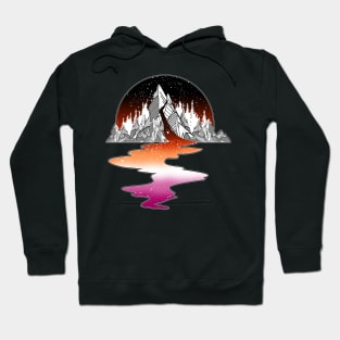 Lesbian Mountain River Hoodie